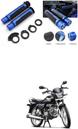 PROEDITION Metal Handle Grip Handlebar Ends with Aluminium Insert 338 Handle Bar Grip For Hero Splendor Pro