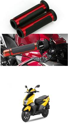 PROEDITION 7/8 Handle Bar CNC Aluminum Rubber Handlebar Hand Grips 21 Handle Bar Grip For TVS NA