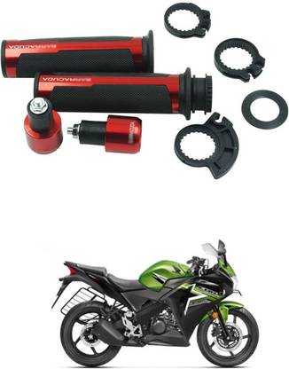PECUNIA Metal Handle Grip Handlebar Ends with Aluminium Insert 36 Handle Bar Grip For Honda CBR 150R