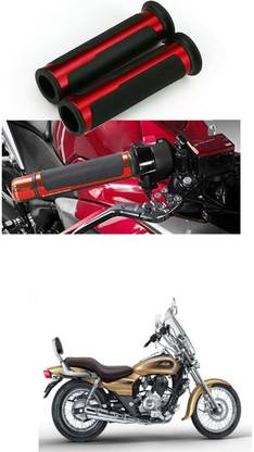 PROEDITION 7/8 Handle Bar CNC Aluminum Rubber Handlebar Hand Grips 144 Handle Bar Grip For Bajaj Avenger 220 DTS-i