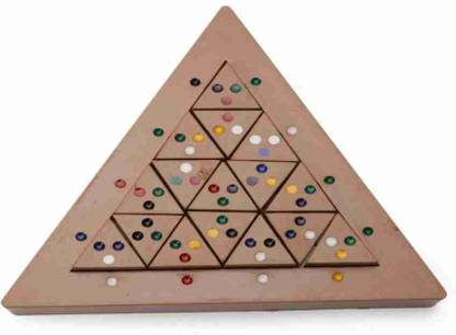 variety palace Triangle Colour Match Puzzle Strategy & War Board Game
