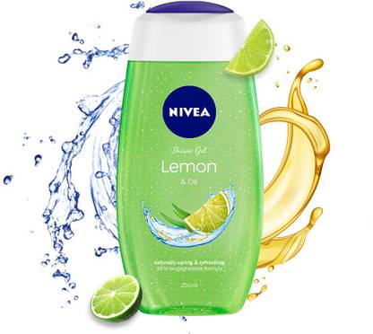 NIVEA Body Wash, Lemon & Oil Shower Gel, Pampering Care with Refreshing Scent of Lemon  (250 ml) at Rs. 98