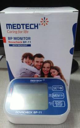 Medtech BP MACHINE NOVACHECK BP-11 Bp Monitor (White, Black) Bp Monitor