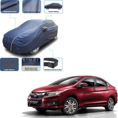 SS FOR YOUR SMART NEEDS Car Cover For Honda City i-DTEC V Diesel (With Mirror Pockets)