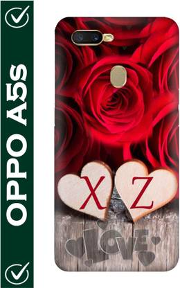 FULLYIDEA Back Cover for OPPO A5s, OPPO CPH1909, OPPO CPH1920, OPPO CPH1912, Letter X, Alphabet X, Name X