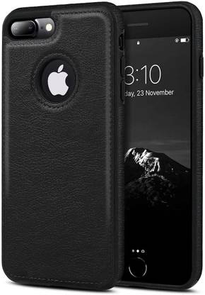 ClickAway Back Cover for Apple Iphone 8 Plus PU Leather Flexible Back Cover Case Designed