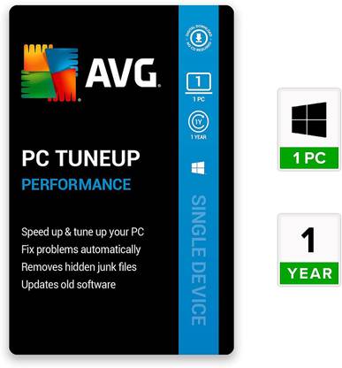 AVG PC TuneUp (1 PC | 1 Year) (Email Delivery in 2 hours- No CD) Special Edition with Expansion Pack Only