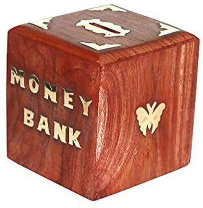 SHAAN ENT Kids Seving Box Storage Box Bank with Lock and Keys Birthday Gifts for Kids Coin Bank