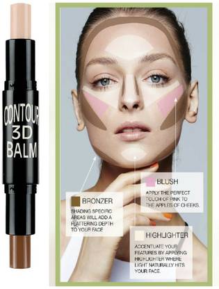 AGLEY Best-Dual-ended Contour Stick-Long Lasting Highlight Concealer Face Makeup Concealer