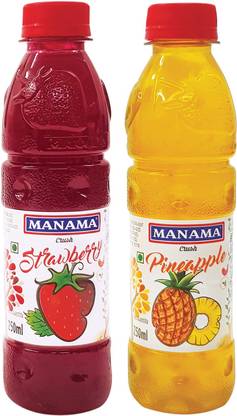 MANAMA Strawberry and Pineapple Crush for Dessert Toppings