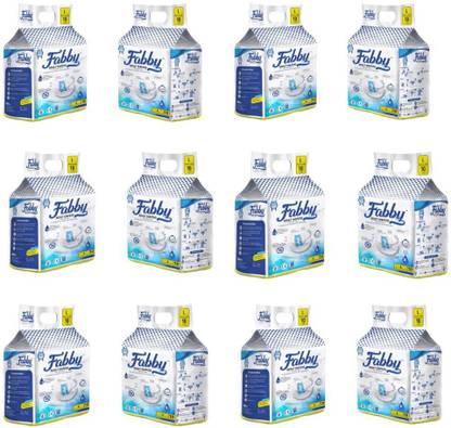 Fabby Premium Adult Diaper|Overnight Protection|Highest Absorbency of Min. 2 Litres| Adult Diapers - L