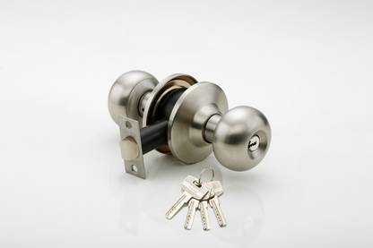 Quba QUBA-202-60 MM-SS Cylindrical Locks Computer Key 60 MM (Stainless)… Door Legs