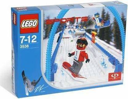 LEGO Snowboard Boarder Cross Race from