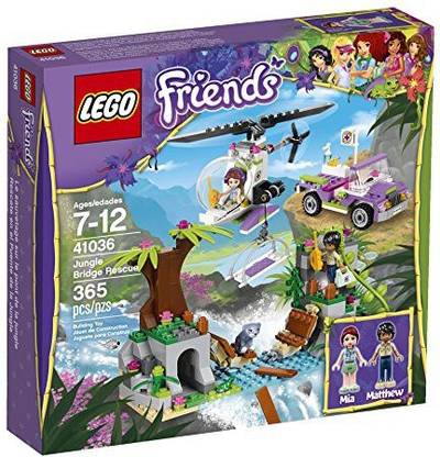 LEGO Friends Jungle Bridge Rescue 41036 Building Set