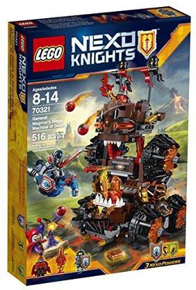 LEGO Nexo Knights 70321 General Magmars Siege Machine of Doom Building Kit-516 Piece