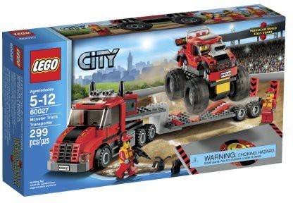 LEGO City 60027 Monster Truck Transporter Toy Building Set