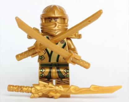 LEGO Ninjago The GOLD Ninja with 3 Weapons