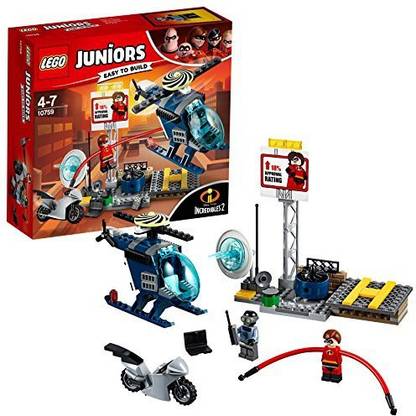 LEGO Juniors The Incredibles 2 Elastigirl39s Rooftop Pursuit 10759
