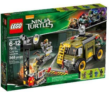 LEGO Ninja Turtles 79115 Turtle Van Takedown Building Set