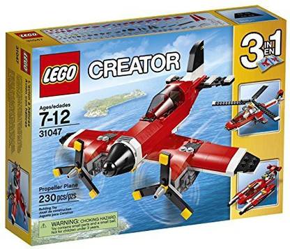 LEGO Creator Propeller Plane 31047 Building Toy Vehicle Set