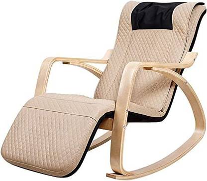 top health Electric heating rocking chair massager solid wood mini massage rocking chair Massage Chair