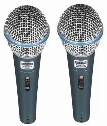 WON Microphone Beta 58A Dynamic Cardioid Vocal MultiPurpose Mic with 12 Ft XLR Cable Microphone