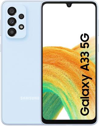 SAMSUNG Galaxy A33 (Awesome Blue, 128 GB)