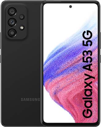 SAMSUNG Galaxy A53 (Awesome Black, 128 GB)