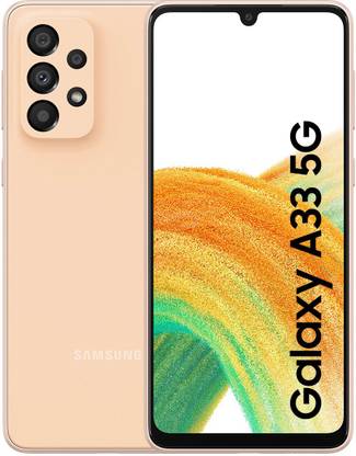 SAMSUNG Galaxy A33 (Awesome Peach, 128 GB)