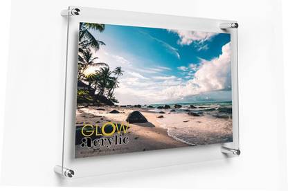 Glow Acrylic Display Board 10 X 14 Size Notice Board