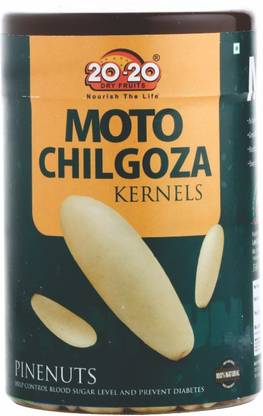 20-20 DRY FRUITS Moto chilgoza - Pine Nuts Without Shell - 250gm Pine Nuts