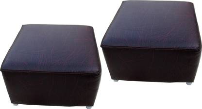 JNCRAFTS Solid Wood Cube Ottoman