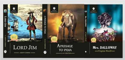 UPSC English Literature Optional Paper - Paper-2 & Section-2 - Combo Set Of 3 Books - Lord Jim, A Passage To India & Mrs. Dalloway