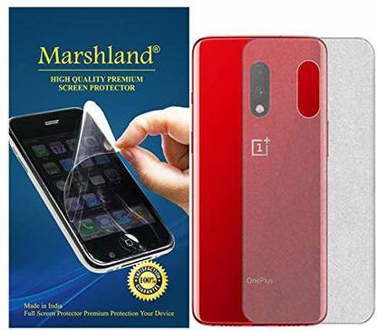MARSHLAND Back Screen Guard for Oneplus 7, Matte Finish Flexible Anti Scratch Bubble Free Transparent