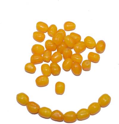 beadwaala Dark Yellow Beads