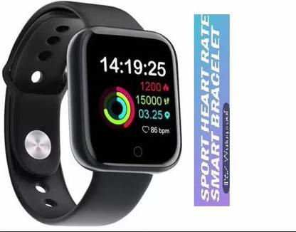 Bymaya KL43/ (Y68) PLUS MULTI SPORTS STEP COUNT SMART WATCH BLACK(PACK OF 1) Smartwatch