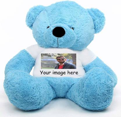 Hug 'n' Feel Soft Toys Big Teddy Bear Wearing "Your Image here" T-Shirt 3 ft  - 36 inch