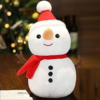 Besties Snowman Plush Toy Stuffed Snowman Animal Christmas Soft Toys for Christmas  - 36 cm