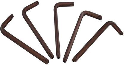 GOOD YEAR Allen Key, Torx Allen Keys (T-10,t-15,t-20,t-25,t-27) Pack Of 5 (With Hole) Allen Key Set