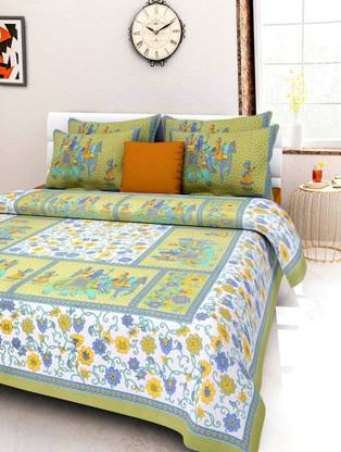 144 TC Cotton Double Bedsheet