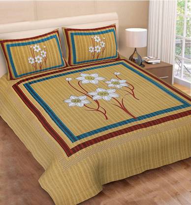 144 TC Cotton Double Bedsheet