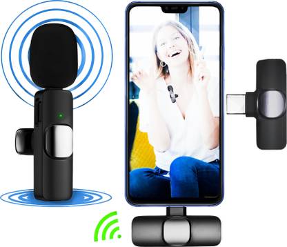 subton Wireless Collar Mic K8 For Type-C Jack Mobiles Only|Bluetooth Range 20 Meters Microphone