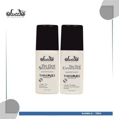 Sweet Professional First Shampoo & First Conditioner kit Thrixples Technology | 100 % pure