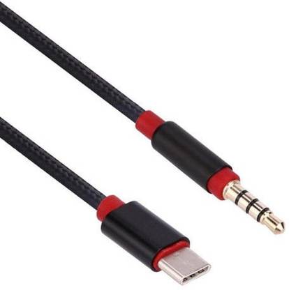 FITUP AUX Cable 1 m AUX Type C Adapter to 3.5mm Headphone Car Stereo Aux Cord