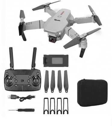 BLESSBE FOLDABLE REMOTE CONTROL DRONE - GREY Drone