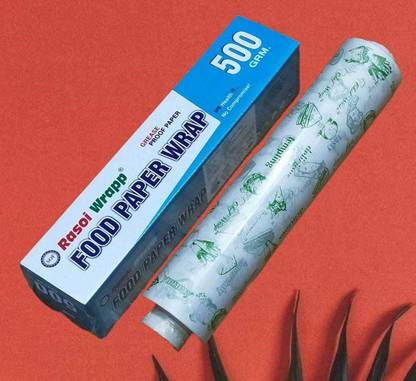RASOI WRAPP CHAPATI WRAP/ROTI WRAP/PAPER WRAP/FOOD WRAPPING PAPER/PAPER FOIL/BUTTER PAPER Parchment Paper