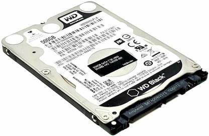 WD Black Edition High Quality 7200 RPM 500 GB Laptop Black SATA Internal Hard Disk Drive (HDD) (High Quality & Solid Performance)