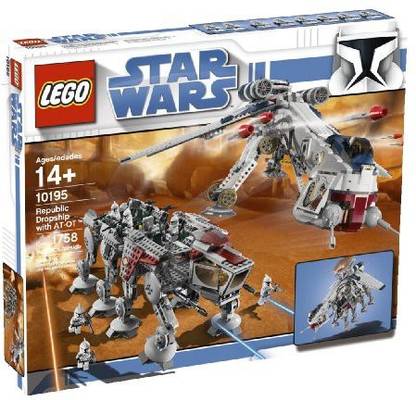 LEGO Star Wars Republic Dropship with AT-OT Walker 10195