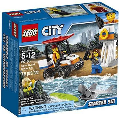 LEGO City Coast Guard Coast Guard Starter Set 60163 Building Kit (76 Piece)