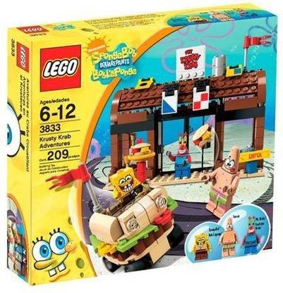 LEGO Krusty Krab Adventures 3833 Spongebob Squarepants